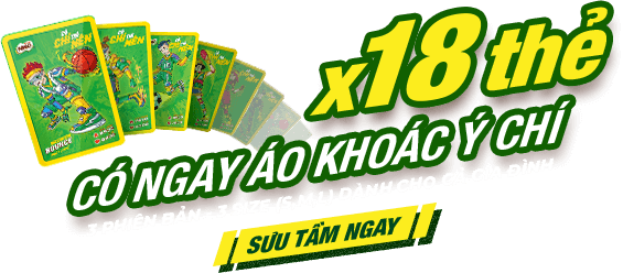 Săn thẻ bền bỉ đổi áo ý chí