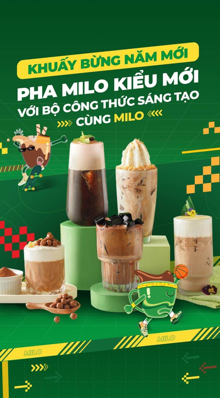 Pha MILO kiểu mới với bộ công thức sáng tạo cùng MILO