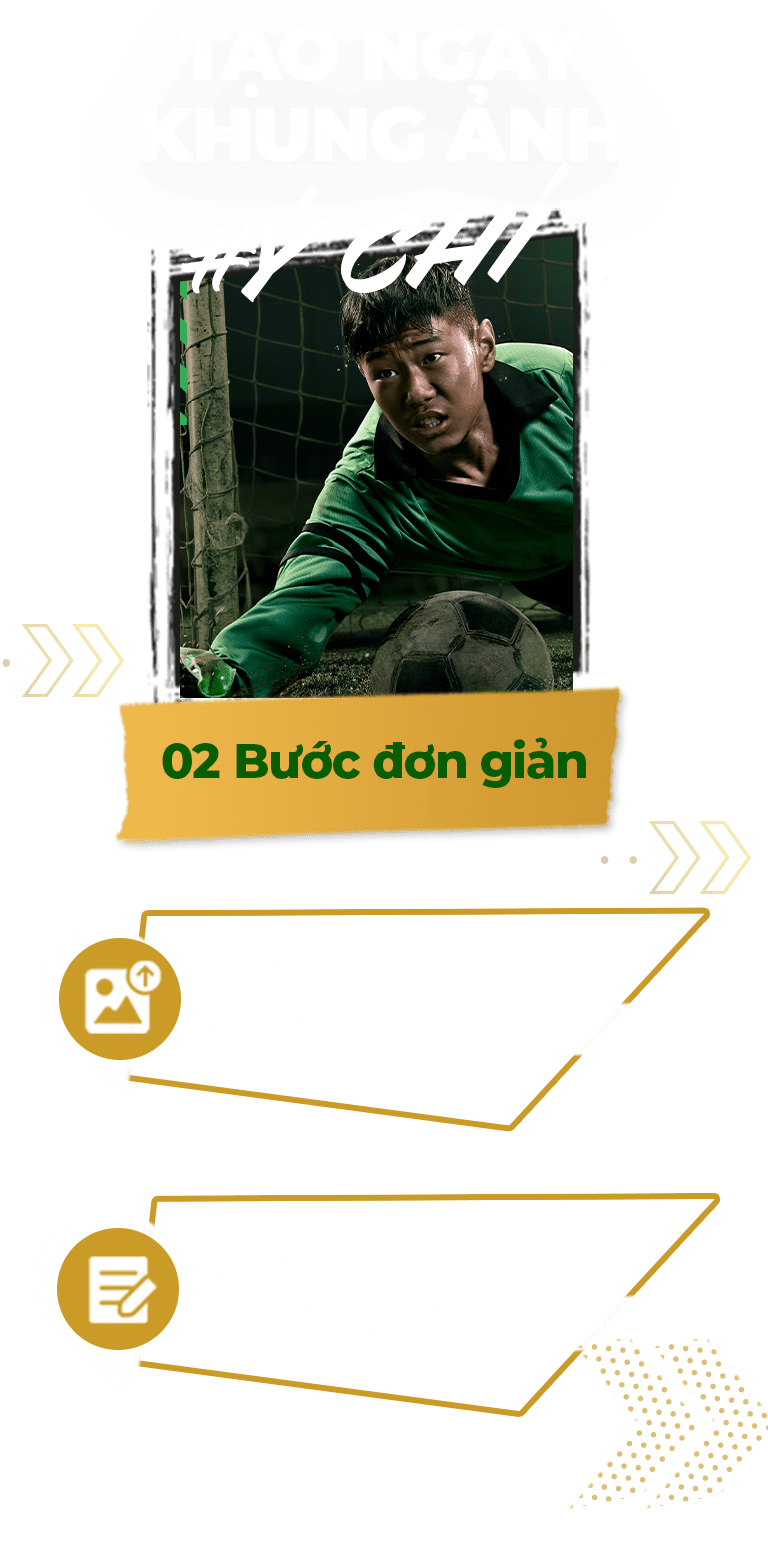 TẠO NGAY KHUNG ẢNH #ý chí 02 Bước đơn giản