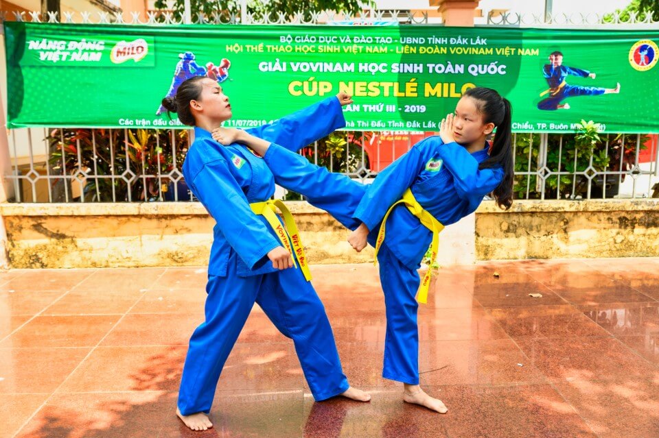 Ngày càng nhiều nữ sinh tập Vovinam