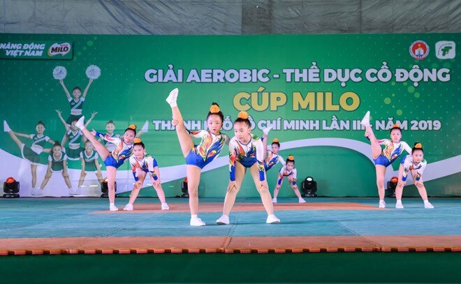 Hầu hết các bé đã tập bộ môn Aerobic đều quyết tâm tiếp tục con đường chuyên nghiệp