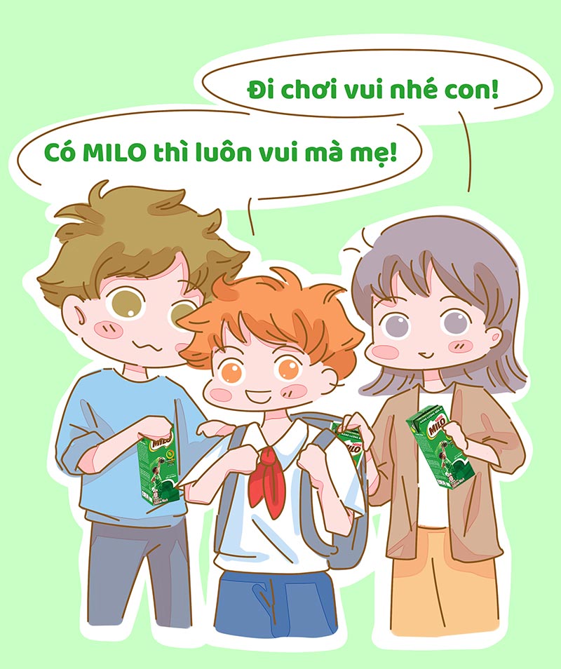MILO thay mẹ chăm con suốt ngày dài năng động - 3