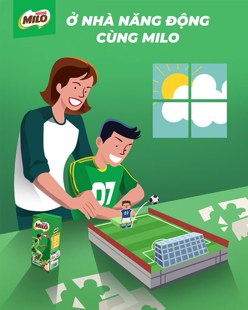 8 môn thể thao vận động tại nhà cực ngầu từ vỏ hộp MILO - 1
