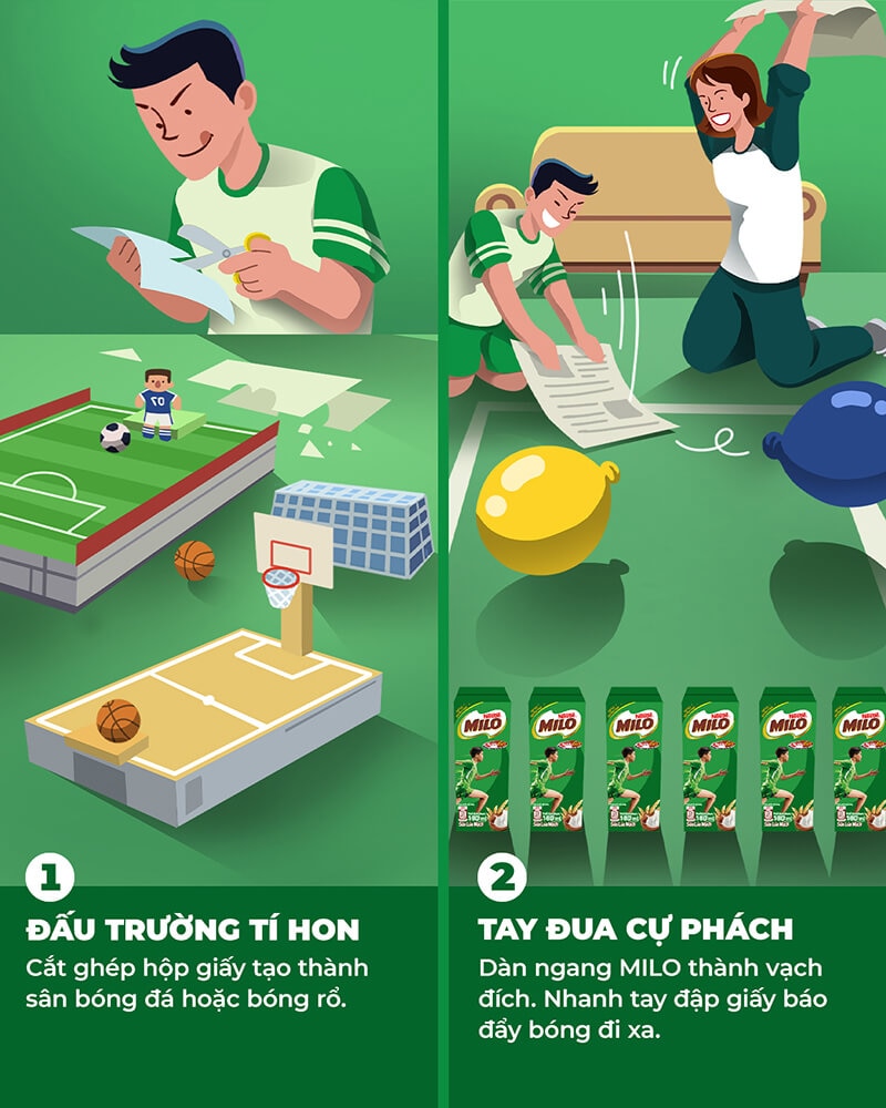 8 môn thể thao vận động tại nhà cực ngầu từ vỏ hộp MILO - 2