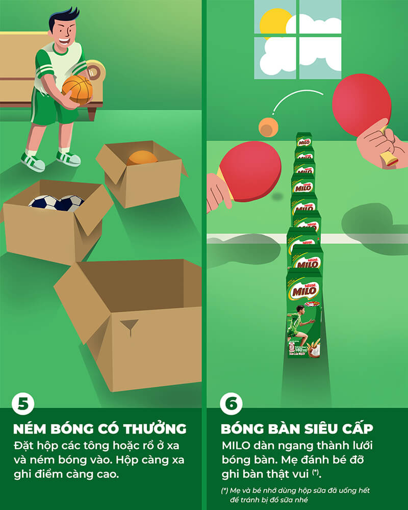8 môn thể thao vận động tại nhà cực ngầu từ vỏ hộp MILO - 4