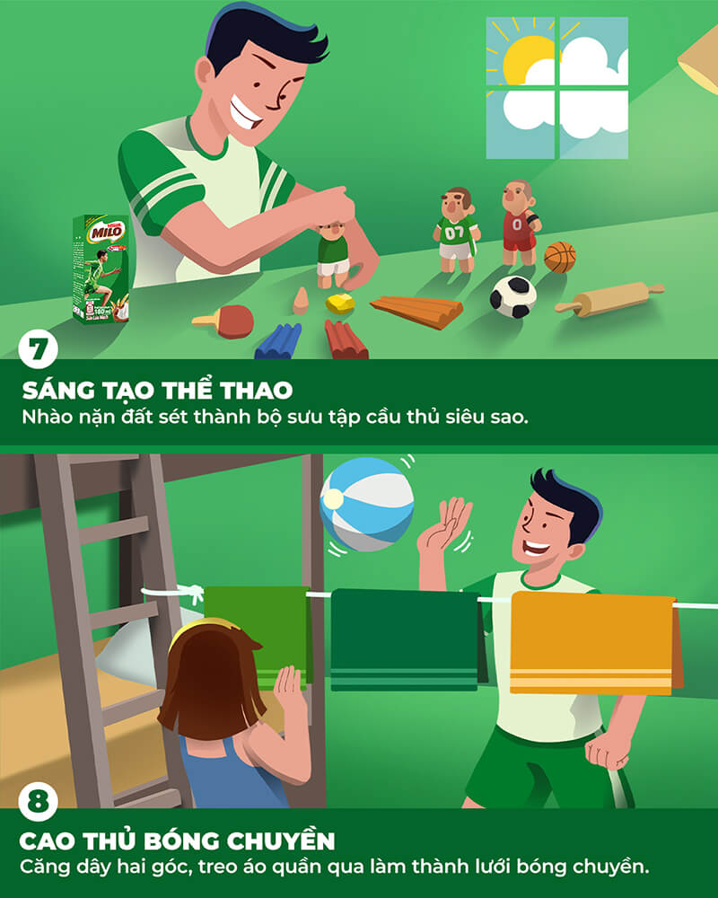 8 môn thể thao vận động tại nhà cực ngầu từ vỏ hộp MILO - 5