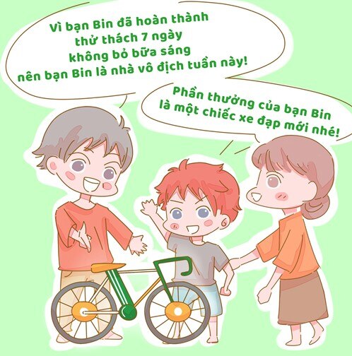Bí quyết để con không từ chối bữa sáng