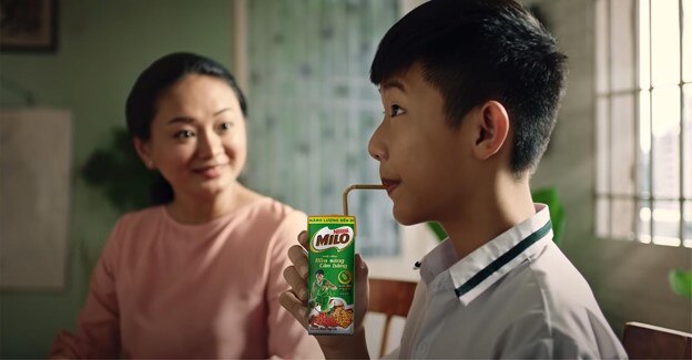Bổ sung vào khẩu phần bữa sáng của trẻ sữa Milo Bữa Sáng dinh dưỡng