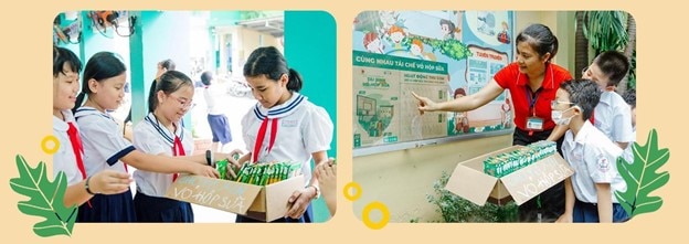 Chung tay tái sinh vỏ hộp sữa Milo
