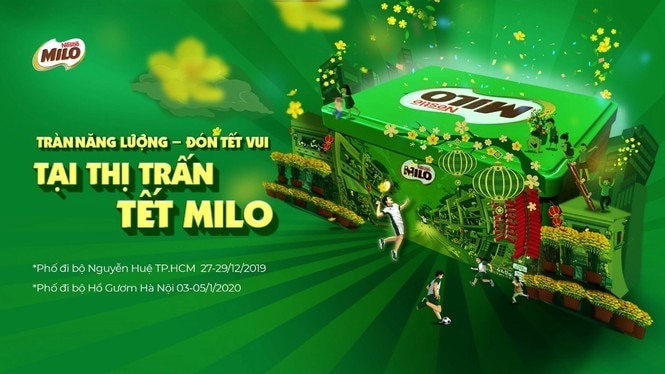 Qua năm mới, bố mẹ hãy cùng con bỏ điện thoại xuống và ra ngoài chơiThị Trấn Tết MILO với hàng loạt hoạt động hấp dẫn cho trẻ tràn năng lượng, cả nhà đón Tết vui