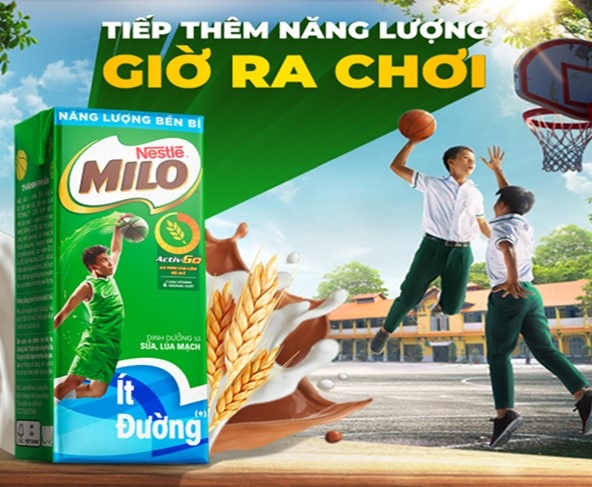 Sữa MILO giúp xua tan mệt mỏi, giúp bé tràn đầy năng lượng cho các hoạt động tiếp theo.