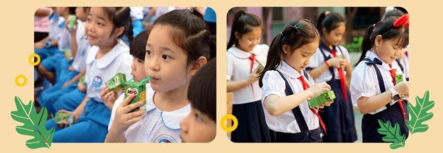 “Tiếp sức giờ ra chơi” cho trẻ bằng MILO hộp uống liền