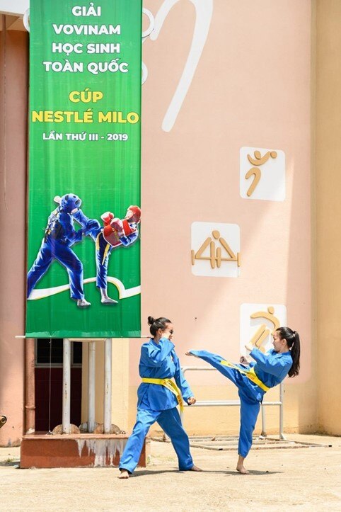Vovinam khiến nguy cơ béo phì của bé “lặn tăm”.