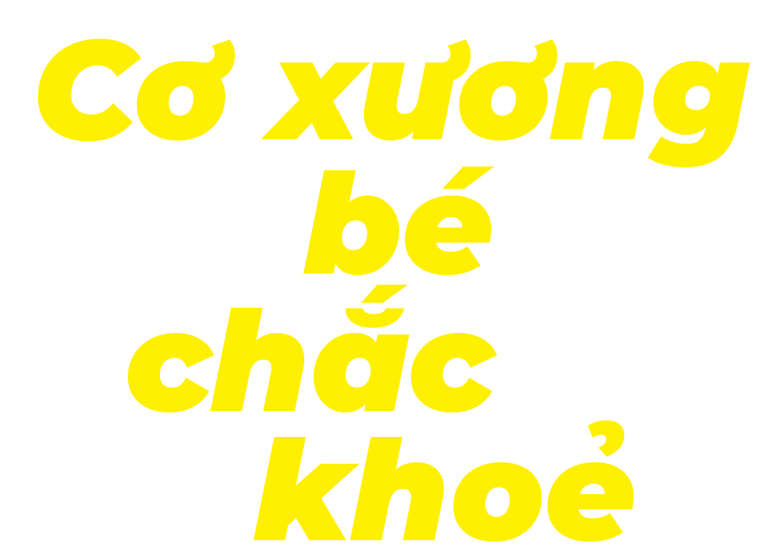 Bài tập giúp cơ xương bé chắc khỏe