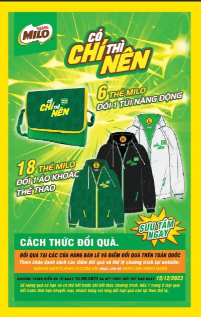 TÍCH THẺ Ý CHÍ, ĐỔI NGAY QUÀ XỊN