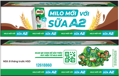 NESTLÉ MILO với sữa A2 110ml 