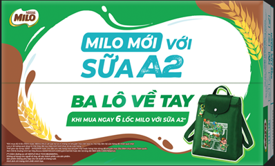 NESTLÉ MILO với sữa A2 110ml 