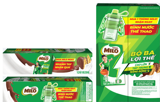 Thùng Sữa Lúa Mạch Nestlé MILO 110 ml 