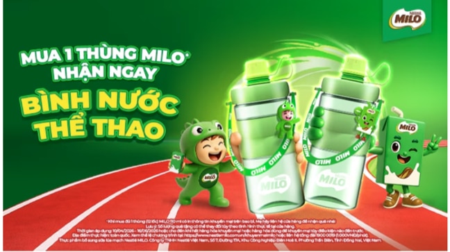MUA 1 THÙNG MILO, NHẬN NGAY BÌNH NƯỚC THỂ THAO - cover