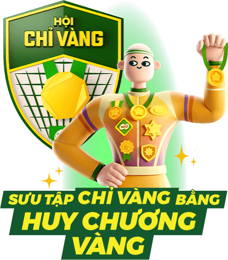 Hội chỉ vàng Sưu tập chỉ vàng bằng huy chương vàng